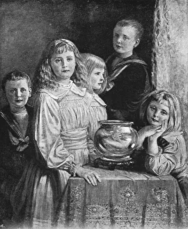 Pictures of the Year - VIII. The Painter's Children, after PR Morris, ARA, 1891. Creator: Unknown. Pictures of the Year - VIII. The Painter's Children, after PR Morris, ARA, 1891. Creator: Unknown