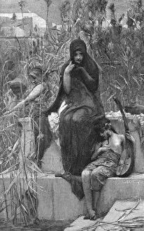 Classicism Collection: Pictures of the Year VIII, By the Waters of Babylon, 1888. Creator: Arthur Hacker