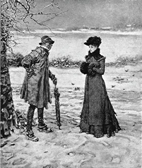 Pictures of the Year - VIII. The Winter of our Discontent, after GH Boughton, ARA, 1891. Creator: Unknown. Pictures of the Year - VIII. The Winter of our Discontent, after GH Boughton, ARA, 1891. Creator: Unknown