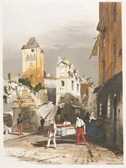 Picturesque Architecture in Paris, Ghent, Antwerp, Rouen, Etc.: Tour de Remy, Dieppe, 1839