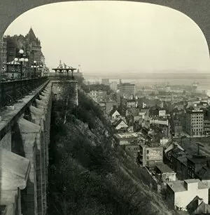 The Most Picturesque City in North America - Quebec from the Citadel, Canada, c1930s