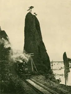 Passenger Train Prints: A Picturesque Railway, Creator: Underwood & Underwood