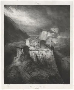 1803 1886 Gallery: Picturesque and Romantic Journeys in Old France: Auvergne (vol. II): St. John Church