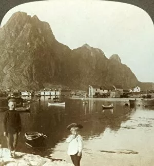Archipelago Gallery: Picturesque Svolvaer, a far north fishing station, Lofoten Islands, N. Norway, c1905