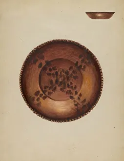 Anna Aloisi Prints: Pie Plate, 1936. Creator: Anna Aloisi