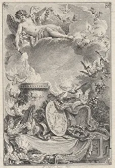 Piece commemorative d un mariage, 1780. Creator: Pierre Philippe Choffard