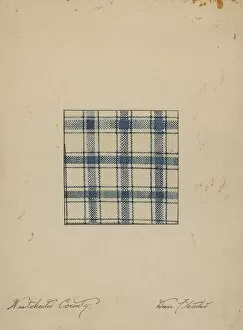 Linen Collection: Piece of Handwoven Linen, c. 1937. Creator: Daniel Fletcher