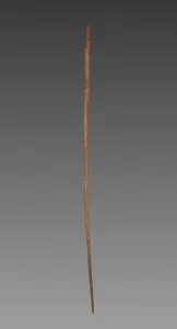 Three Pieces of an Arrow, First Intermediate- Middle Kingdom, 2123- 1814 BC. Creator: Unknown Three Pieces of an Arrow, First Intermediate- Middle Kingdom, 2123- 1814 BC. Creator: Unknown
