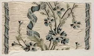 1723 1774 Gallery: Two Pieces of Embroidery, 1723-1774. Creator: Philippe de Lasalle (French, 1723-1805)