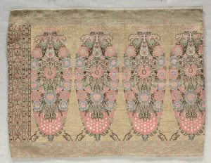 Two Pieces from a Scarf, 1700s. Creator: Unknown