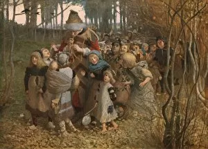 Abducting Gallery: The Pied Piper of Hamelin, 1881, (c1930). Creator: James Elder Christie