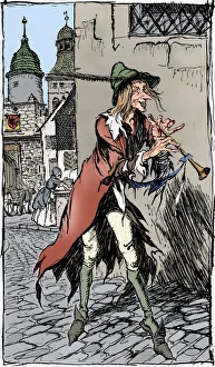 The Pied Piper of Hamelin, (1934). Artist: Arthur Rackham