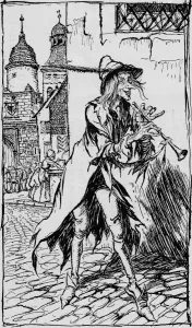 Pied Piper Prints: The Pied Piper of Hamelin, (1934). Artist: Arthur Rackham