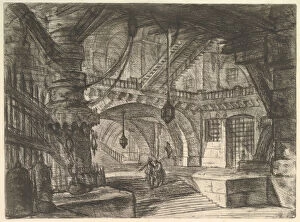 Giovanni Gallery: The Pier with Chains, from Carceri d invenzione (Imaginary Prisons), ca. 1749-50