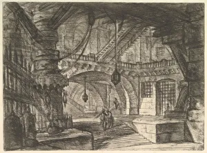 Giovanni Gallery: The Pier with Chains, from Carceri d invenzione (Imaginary Prisons), ca. 1749-50