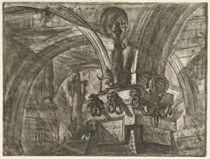 Carceri Dinvenzione Gallery: The Pier with a Lamp, from Carceri d invenzione (Imaginary Prisons), ca. 1749-50