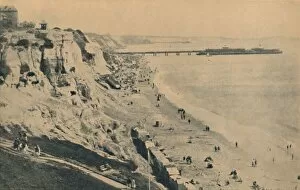 Bournemouth Gallery: Pier and Sands from Dudley Chine (Boscombe Pier in distance), 1929