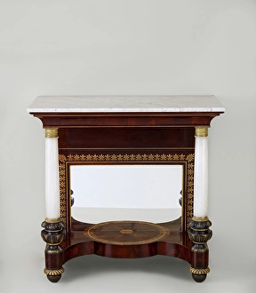 Designs Prints: Pier table, about 1830. Creator: Anthony Gabriel Quervelle