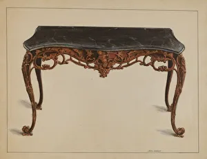 Tables Collection: Pier Table, c. 1936. Creator: John Garay
