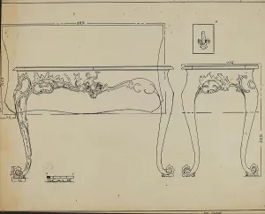 Pier Table Prints: Pier Table, c. 1936. Creator: John Garay