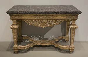 Gesso Prints: Pier Table, France, 1685 / 90. Creator: Unknown