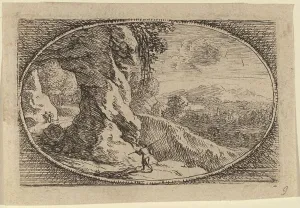 Swanevelt Herman Van Prints: The Pierced Rock. Creator: Herman van Swanevelt