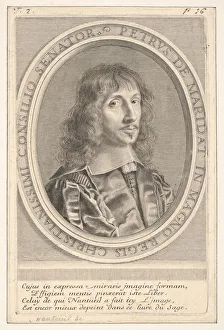 Nanteuil Robert Prints: Pierre da Maridat, ca. 1653. Creator: Robert Nanteuil