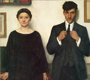 Youth Prints: Pierre et Valentine, 1925. Creator: Devambez, André Victor Édouard (1867-1943)