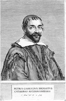 Pierre Gassendi, French philosopher and scientist, 17th century. Artist: Claude Mellan