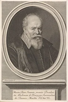 Nanteuil Robert Prints: Pierre Jeannin, ca. 1656. Creator: Robert Nanteuil