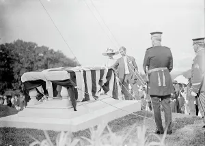 Dedication Prints: Pierre L'Enfant, Major of France - Dedication of Tomb And Memorial At Arlington