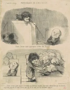 Assembly Prints: Pierre Leroux Osant apostrophe... 19th century. Creator: Honore Daumier