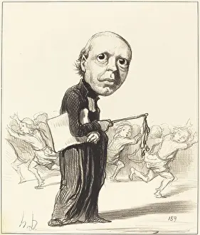 Pierre Louis Prints: Pierre Louis Parisis, 1849. Creator: Honore Daumier