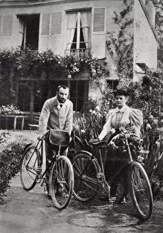 Pierre and Marie Curie, French physicists, 1906