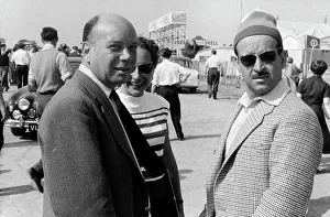 Dark Glasses Prints: Pierre About with Maurice Trintignant