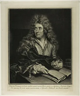 Edelinck G And Xe9 Prints: Pierre de Montarsis, 1692. Creator: Gerard Edelinck