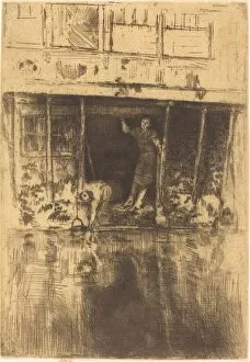 Pierrot, 1889. Creator: James Abbott McNeill Whistler