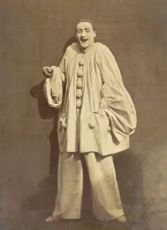 Pierrot Collection: Pierrot Laughing, 1855. Creator: Nadar