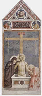 Magdalene Prints: Pieta, 1424. Creator: Masolino da Panicale (1383-ca 1440)