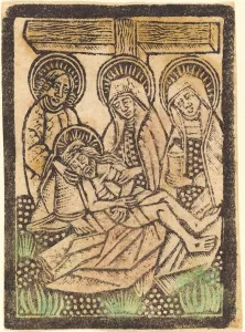 Metalcut Prints: The Pieta, 1470 / 1480. Creator: Workshop of the Master of the Aachen Madonna