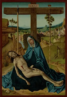 Pieta Prints: Pieta, about 1490-1500. Creator: Circle of Fernando Gallego