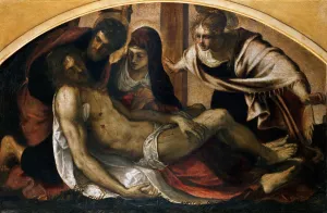 Tintoretto Prints: Pieta, 1563. Creator: Tintoretto, Jacopo (1518-1594)