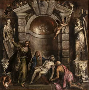 Pietà, 1575-1576. Creator: Titian (1488-1576)