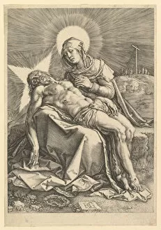 Weeping Gallery: Pietà, 1596. Creator: Hendrik Goltzius