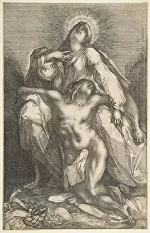 Bellange Jacques Gallery: Pieta, 1612-16. Creator: Jacques Bellange