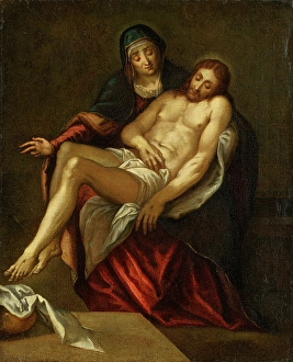 Double Portrait Prints: Pieta, 1650-1750. Creator: Unknown