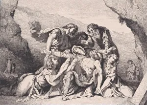Edmond Prints: Pieta, 1852. 1852. Creator: Edmond Hedouin