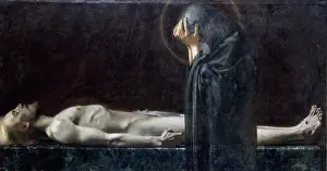 Wound Prints: Pieta, 1891. Creator: Franz von Stuck