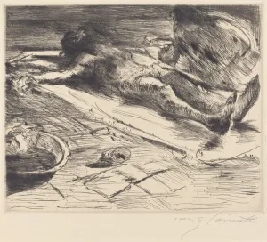 Corinth Lovis Prints: Pieta, 1920. Creator: Lovis Corinth