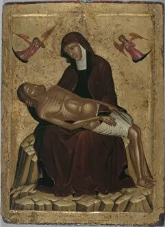 Mary Magdalen Collection: Pieta. Artist: Greek icon